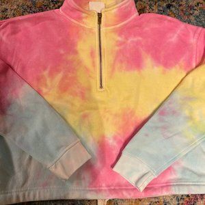 ++NEW++ Tie Dye Cropped Sweatshirt